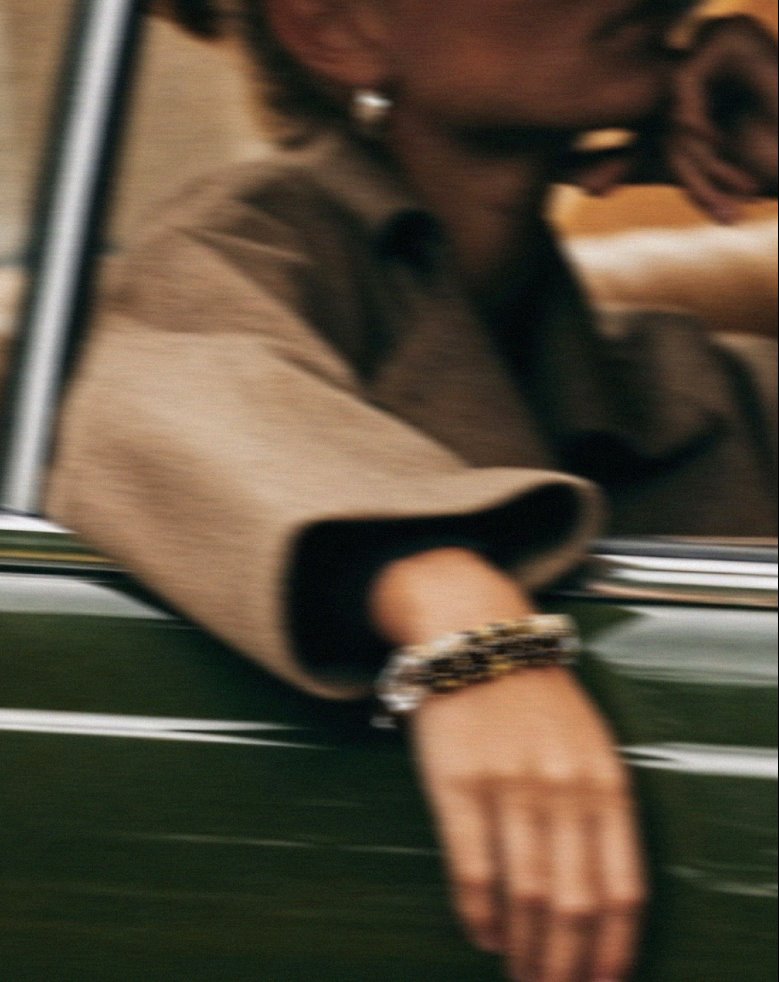 fashion model display for Lucky Tune series bracelet