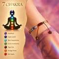 7 Chakra Tube Bead Healing Crystal Bracelet