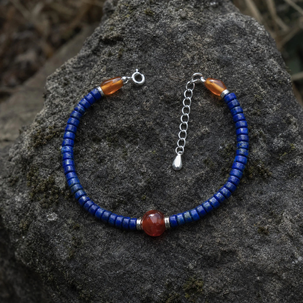 A Fire Within | Lapis Lazuli Bracelet