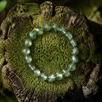 Wood｜Verdant Threads Rabbit Hair Quartz Bracelet