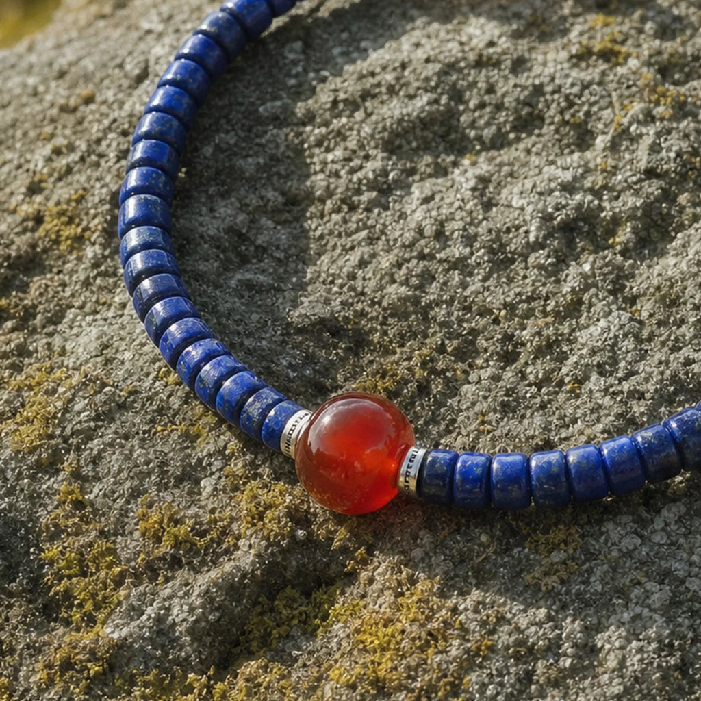 A Fire Within | Lapis Lazuli Bracelet