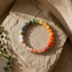 7 Chakra Rabbit Hair Quartz Bracelet