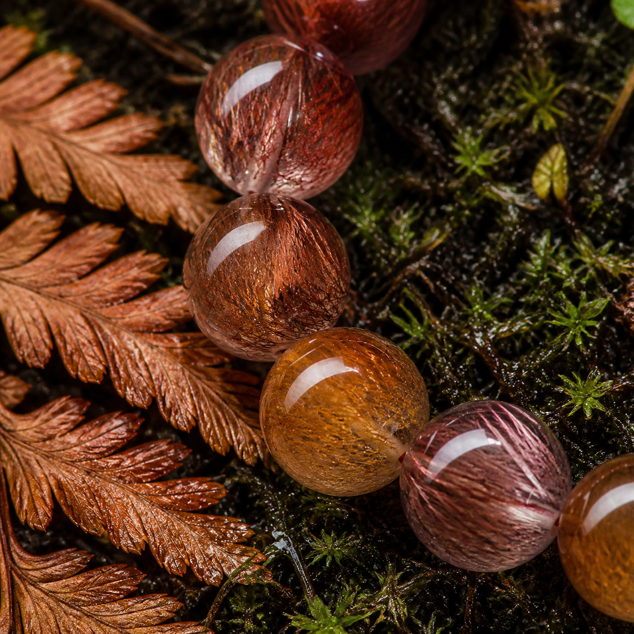 Earth｜Earthen Threads Rabbit Hair Quartz Bracelet