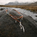 Follow the Wind | Agate & Silver-Plated Brass Necklace