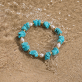 Water｜Snow on the Lake Turquoise Bracelet