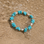Water｜Snow on the Lake Turquoise Bracelet