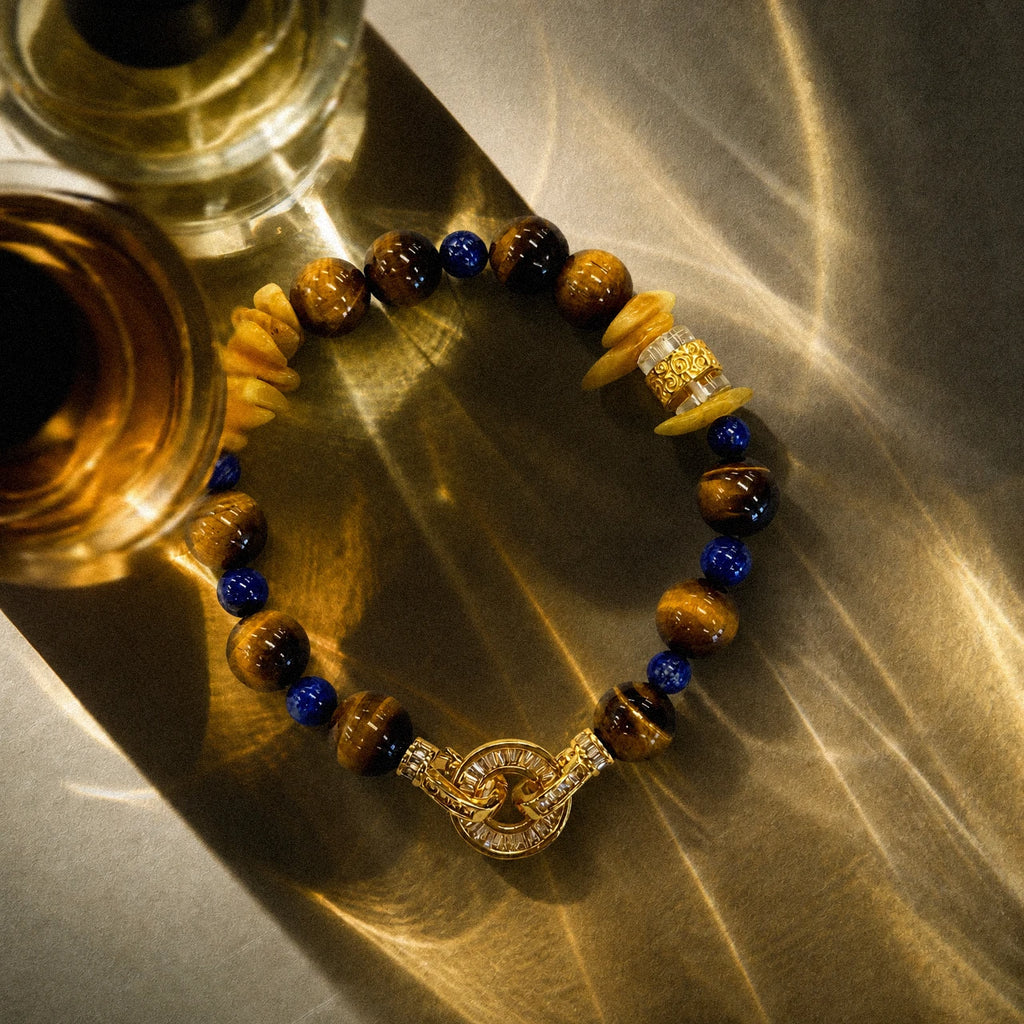 Metal｜Golden Legacy Amber Bracelet