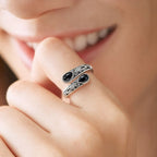 925 Sterling Silver Vintage Victoria Adjustable Ring