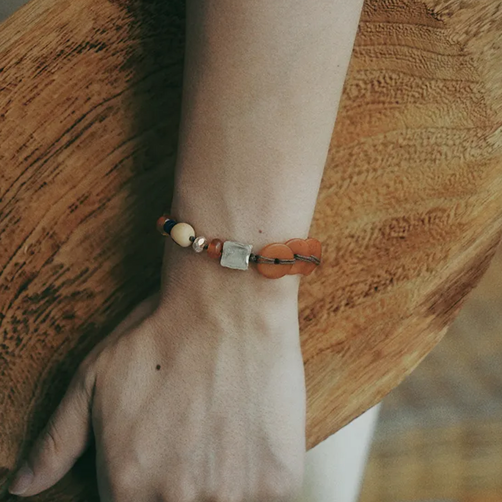 Light of the Dunes Lapis Lazuli Bracelet Drifting Silk