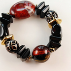 Primitive Palette Black Agate Bracelet Collector's Path