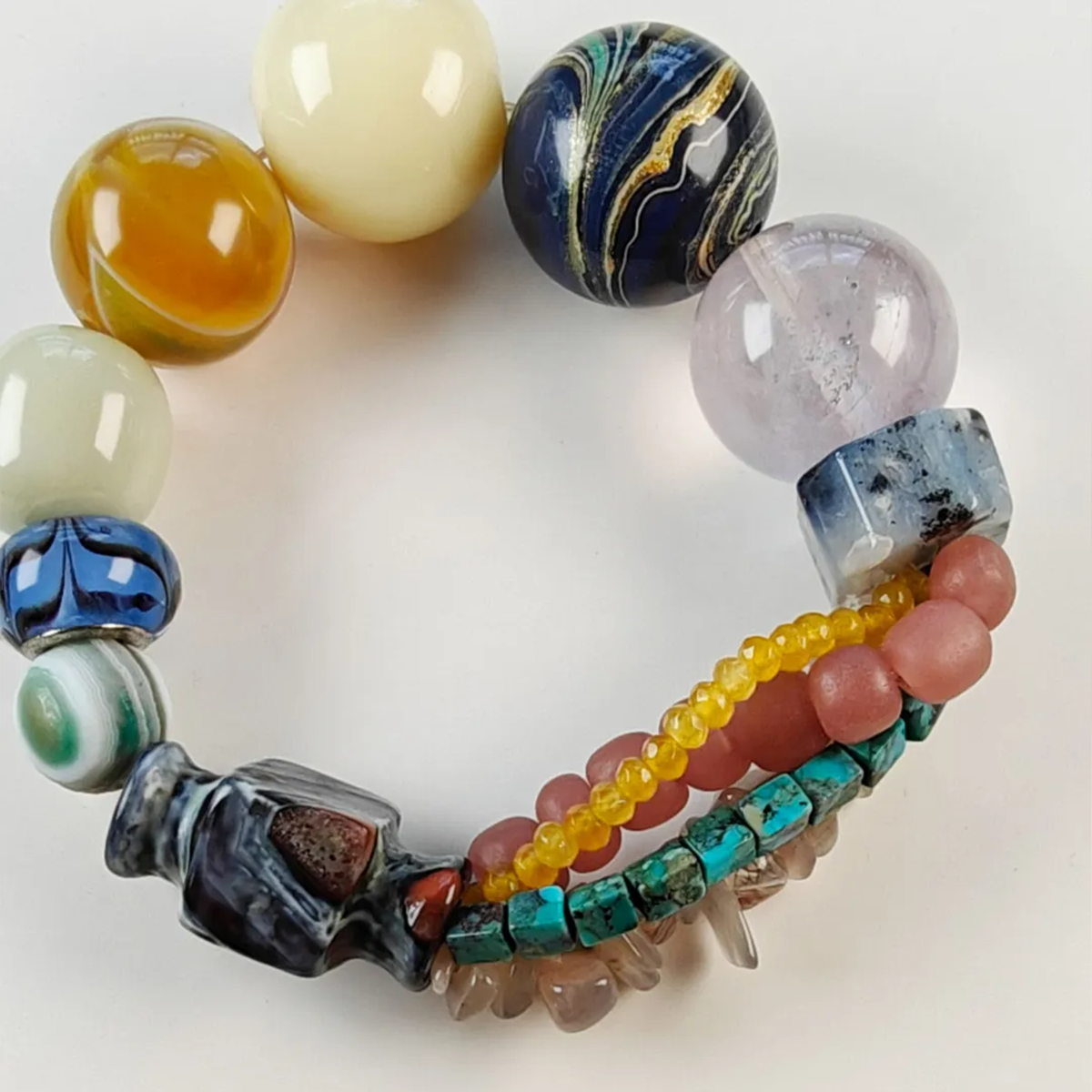 Silk Road Impressions Turquoise Bracelet Collector's Path