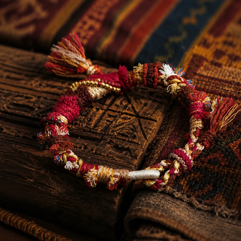 Nine-Colored Deer Handcraft Cotton Cope Bracelet