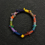 Five-Colored Dawn Handcraft Cotton Cope Bracelet