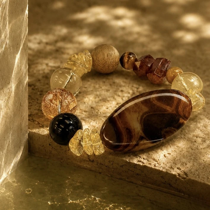 Metal｜Ancient Glow Citrine Bracelet