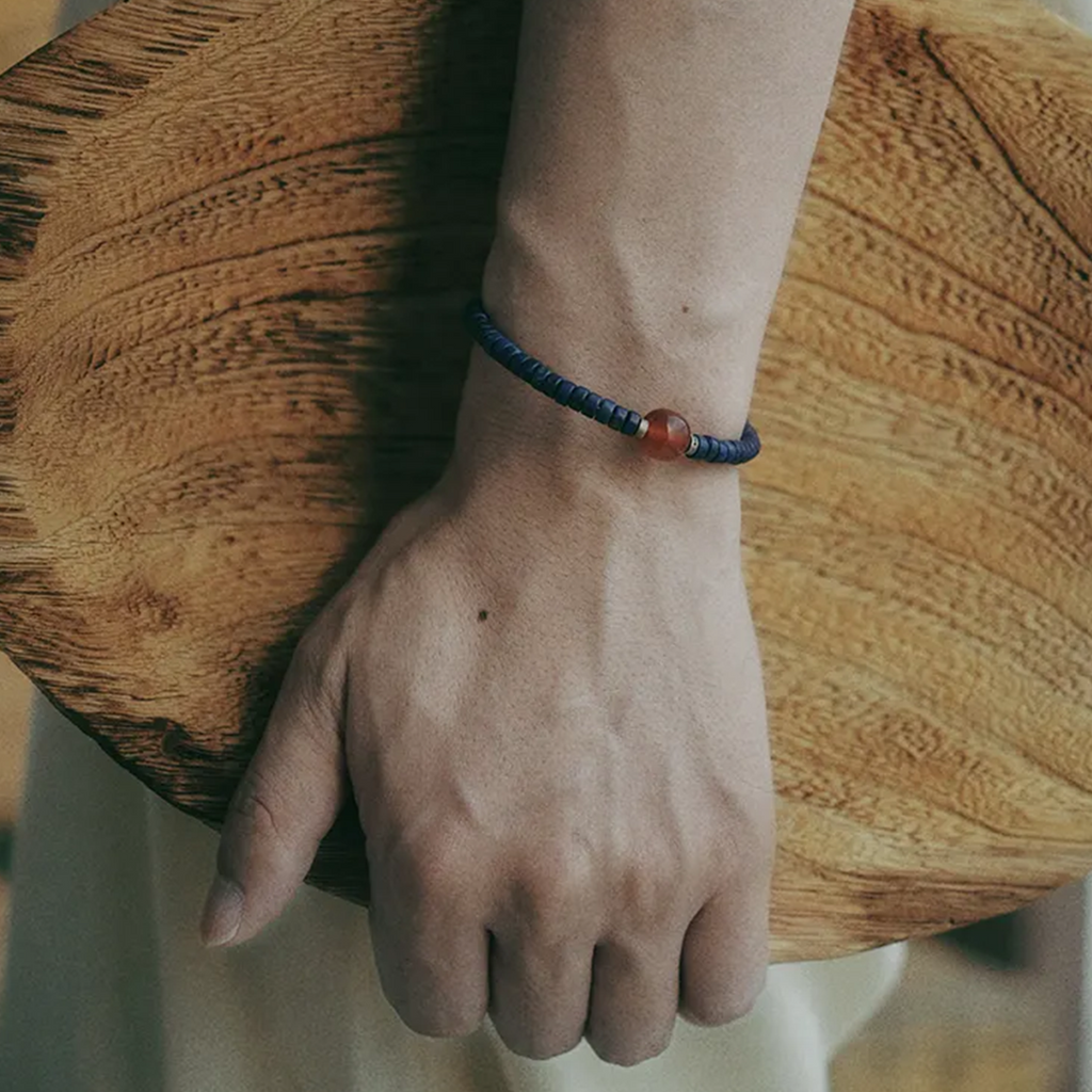 Dunhuang Dawn Lapis Lazuli Bracelet Midnight Caravan