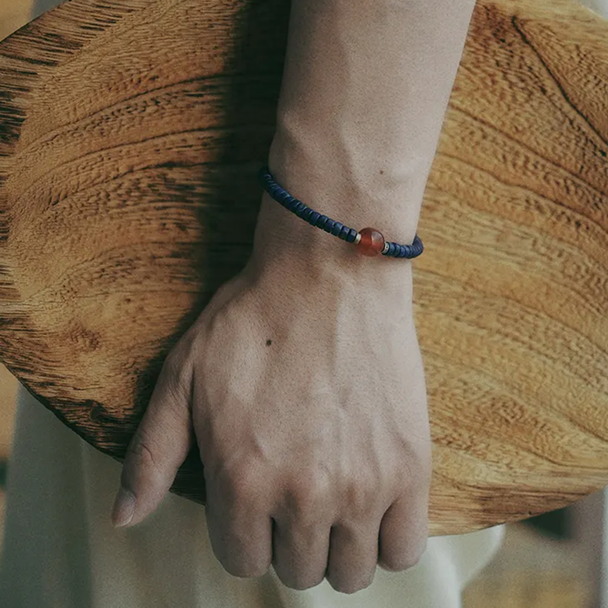 Dunhuang Dawn Lapis Lazuli Bracelet Midnight Caravan