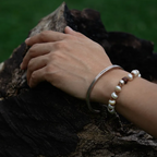 Silk Road Harvest Pearl Bracelet Drifting Silk