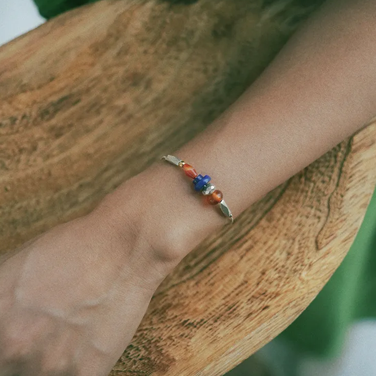 Dunhuang Treasure Lapis Lazuli Bracelet Midnight Caravan