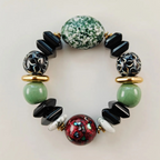 Eastern Colors Moss Agate Bracelet Collector's Path
