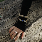 Joy and Fortune Lapis Lazuli Bracelet Drifting Silk