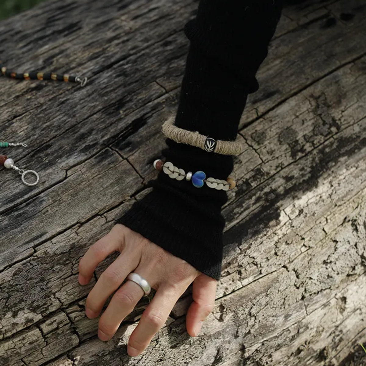 Joy and Fortune Lapis Lazuli Bracelet Drifting Silk