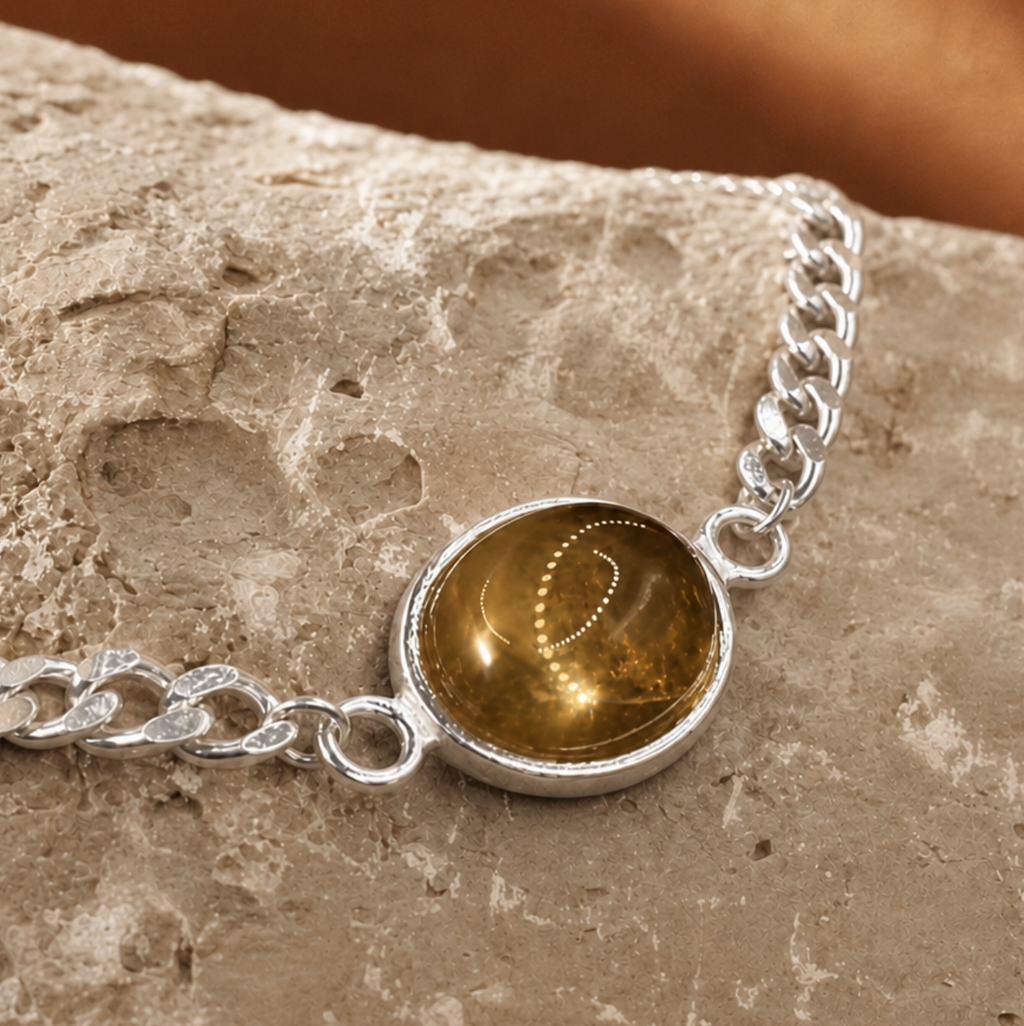 Metal｜Yellow Moonlight Yellow Crystal Bracelet