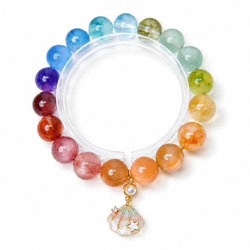 7 Chakra LOUD Self-Expression & Healing Crystal Bracelet