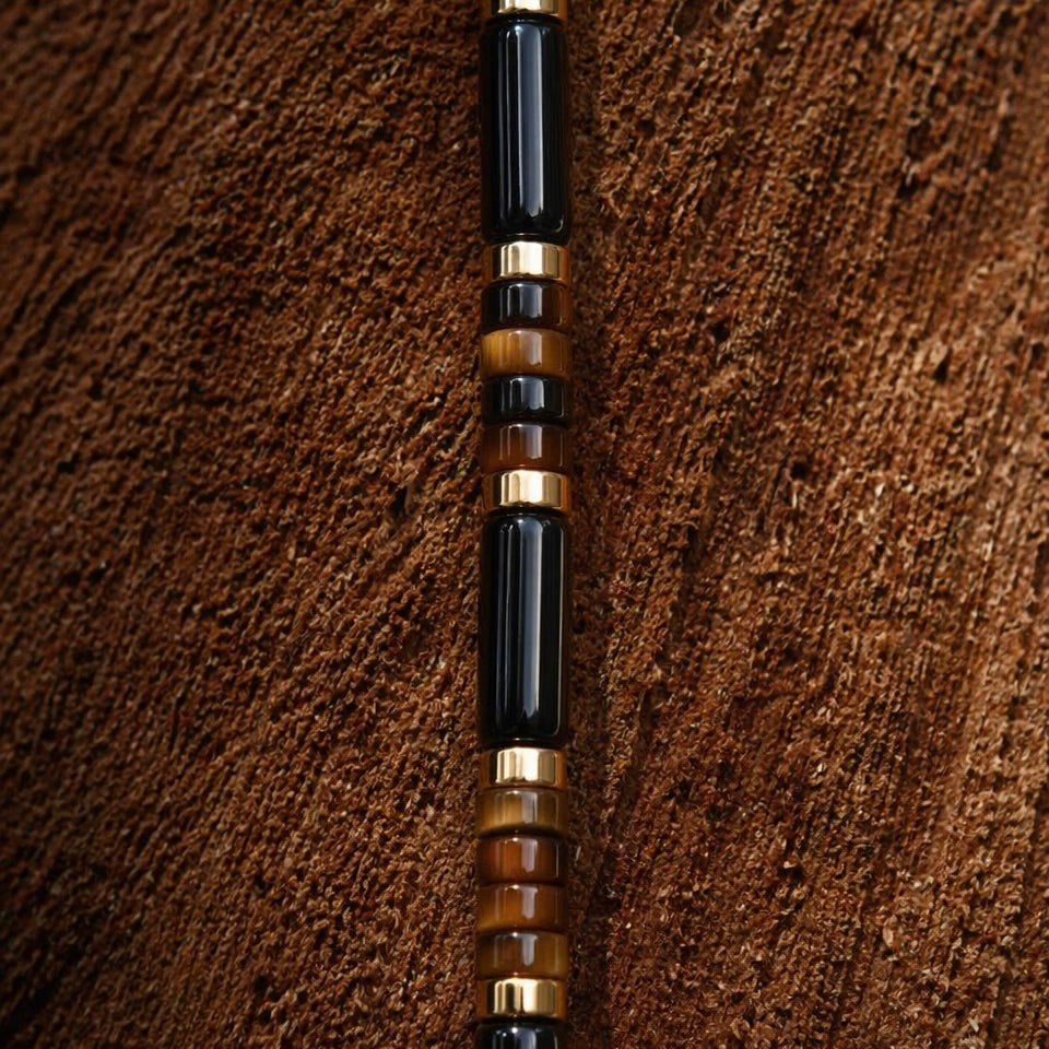 Foundation of the Mountain Tiger's Eye Bracelet KUNLUN VEINS