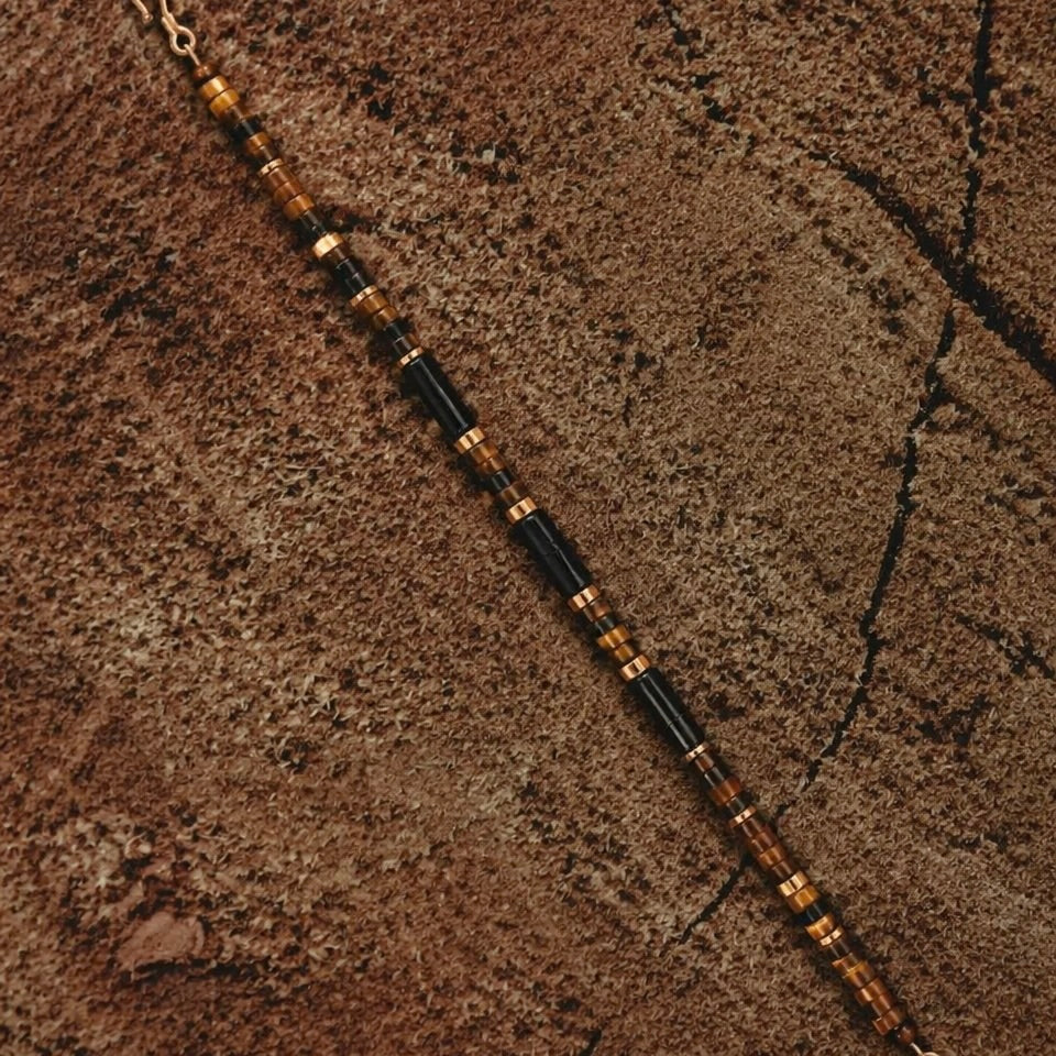 Foundation of the Mountain Tiger's Eye Bracelet KUNLUN VEINS