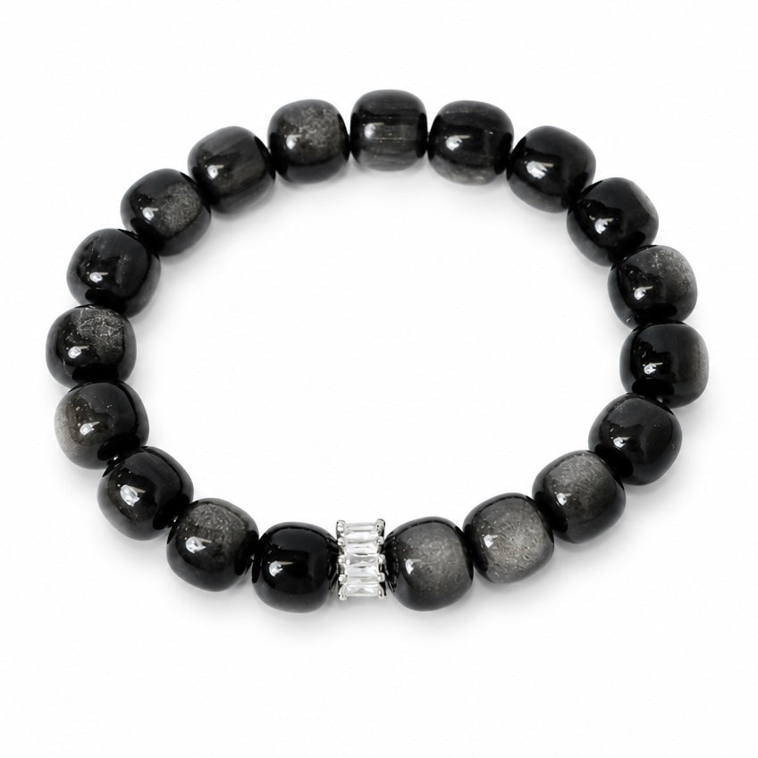 Silver Obsidian Anchor Kunlun Veins