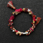 Nine-Colored Deer Handcraft Cotton Cope Bracelet