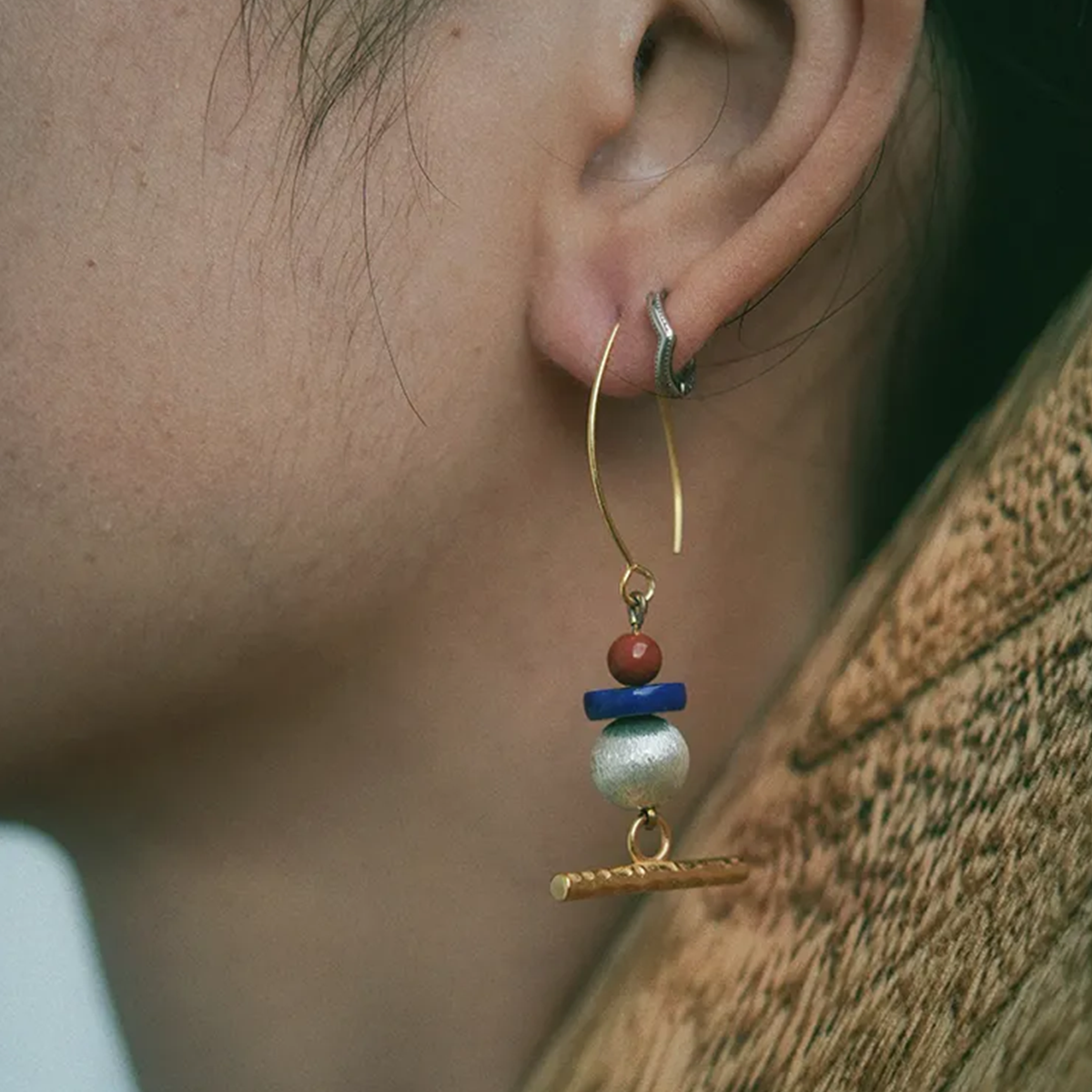 Starry Dream Lapis Lazuli Earrings Midnight Caravan