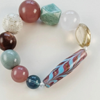 Colorful Wind Rose Quartz Bracelet Collector's Path