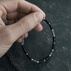Nightfall and Rock Obsidian Bracelet KUNLUN VEINS