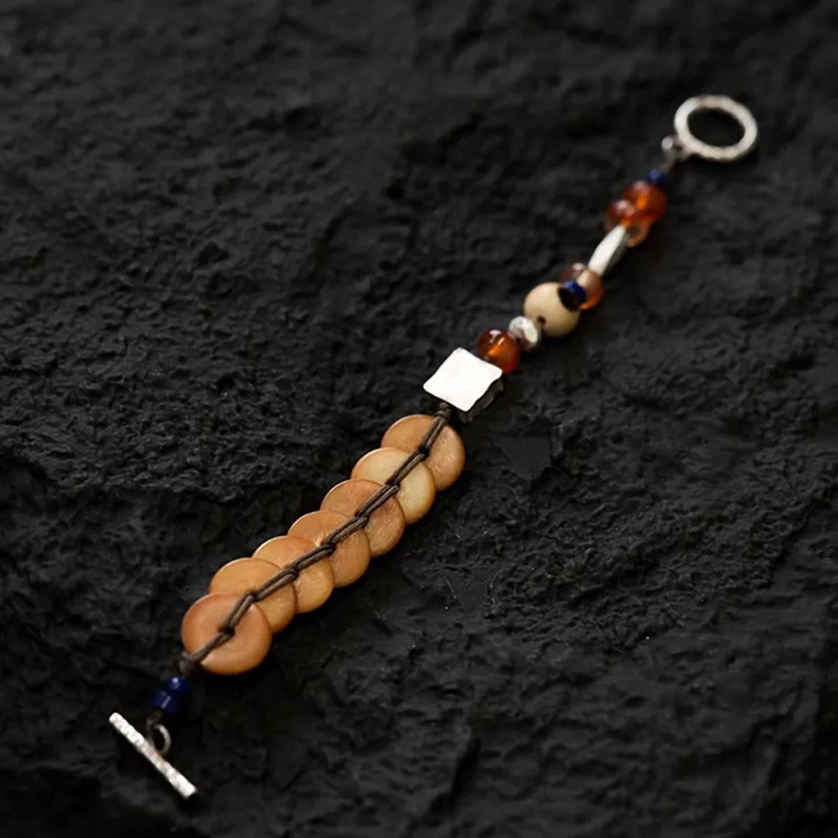 Light of the Dunes Lapis Lazuli Bracelet Drifting Silk