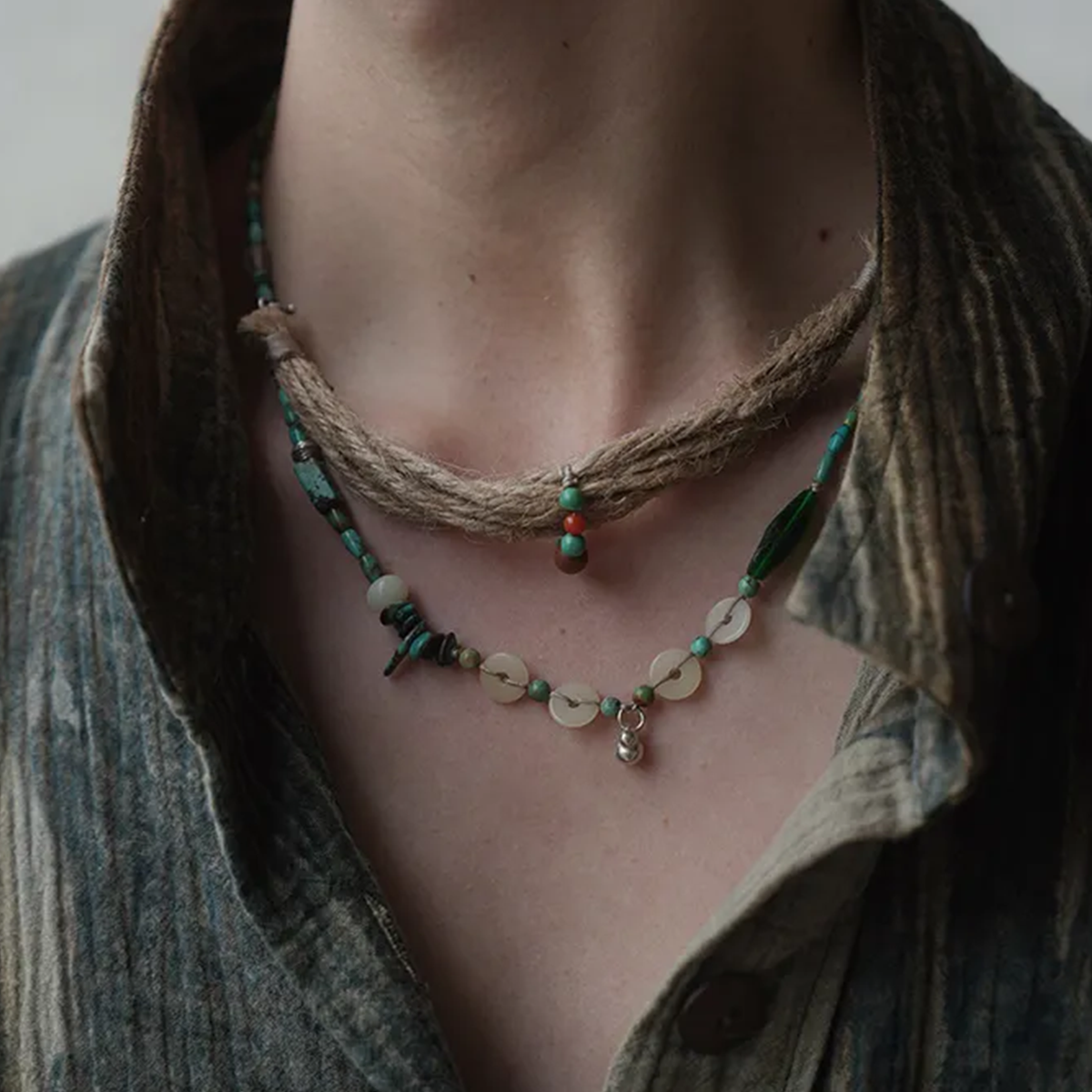 Dunhuang Blessing Turquoise Necklace Oasis