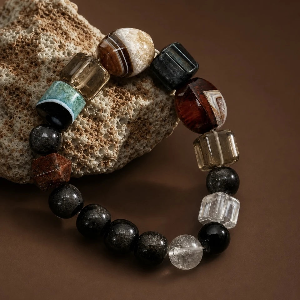 Earth｜Mountain Archive Agate Bracelet