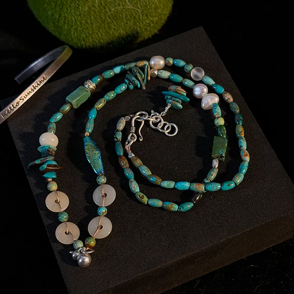 Dunhuang Blessing Turquoise Necklace Oasis
