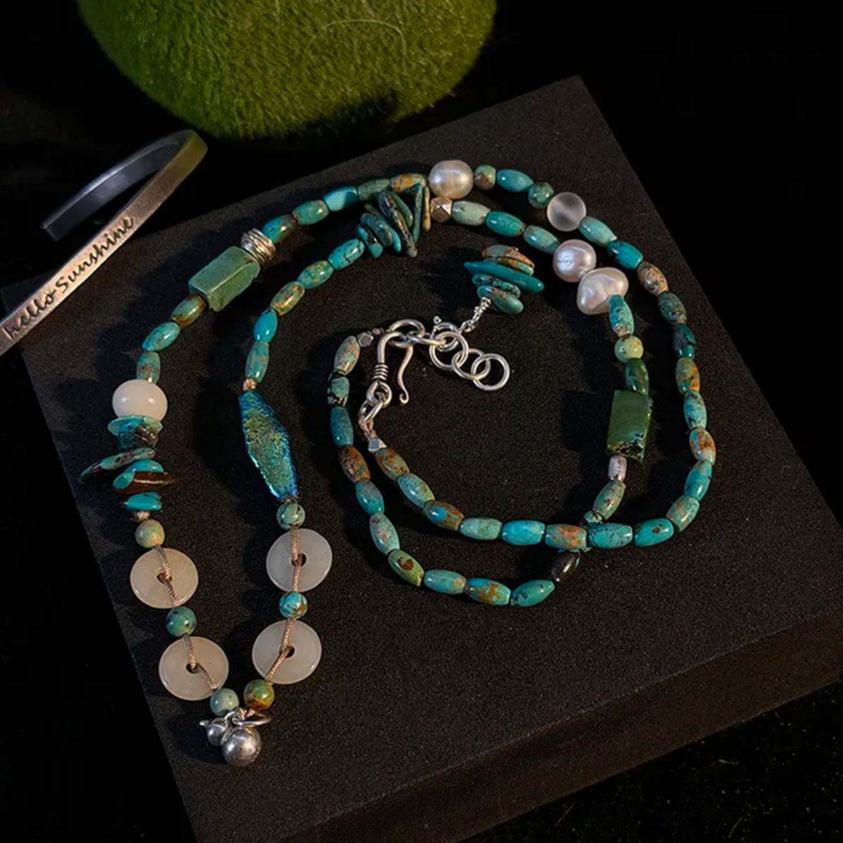 Dunhuang Blessing Turquoise Necklace Oasis