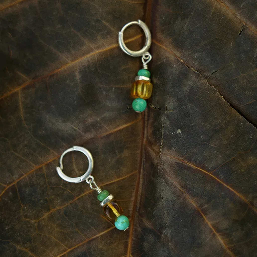 Western Starlight Turquoise Earrings Oasis