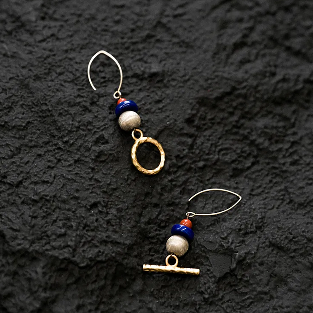Starry Dream Lapis Lazuli Earrings Midnight Caravan