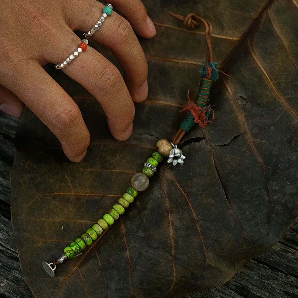 Western Wind Chant Yak Bone Bracelet Oasis