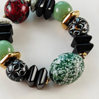 Eastern Colors Moss Agate Bracelet Collector's Path