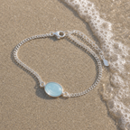 Water｜Blue Water Drop Aquamarine Bracelet