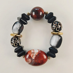 Primitive Palette Black Agate Bracelet Collector's Path
