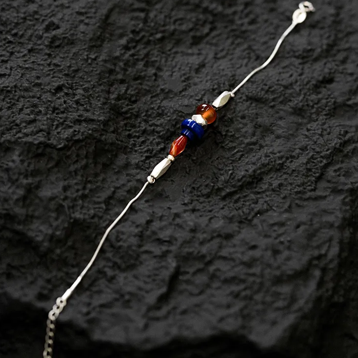 Dunhuang Treasure Lapis Lazuli Bracelet Midnight Caravan