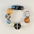 Multiple Worlds Dzi Bead Bracelet Collector's Path