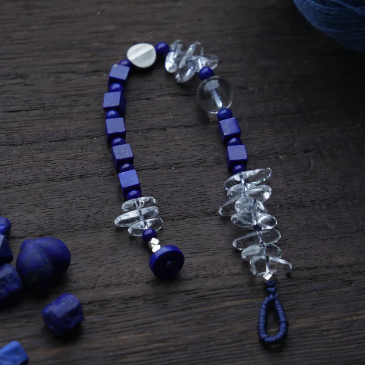 Azure Pulse Lapis Lazuli Bracelet Midnight Caravan