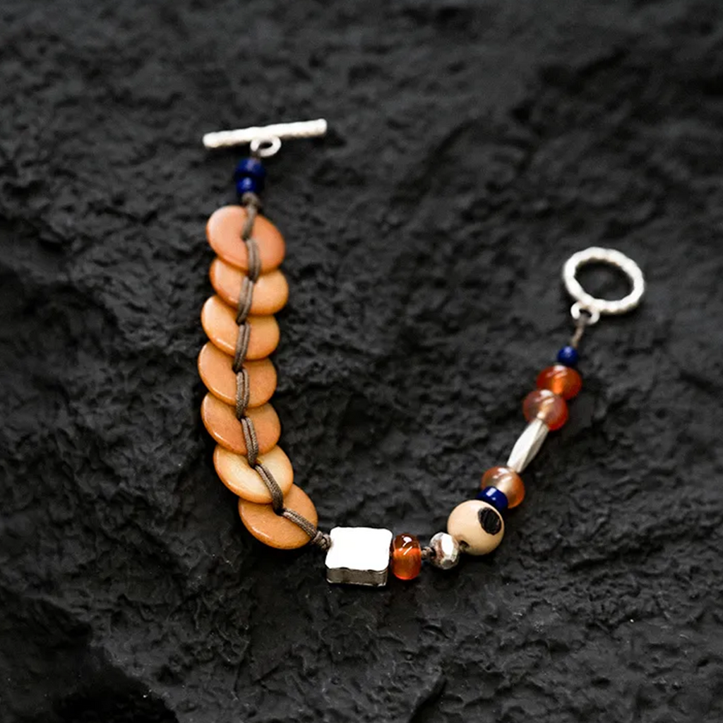 Light of the Dunes Lapis Lazuli Bracelet Drifting Silk