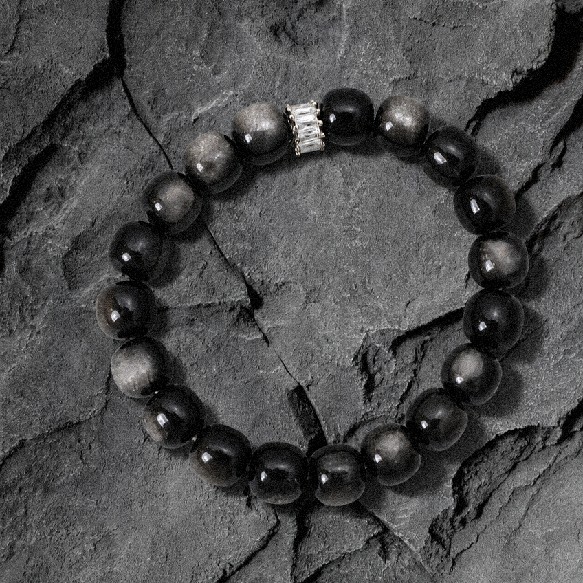 Silver Obsidian Anchor Kunlun Veins